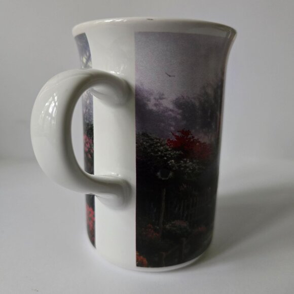 Lilac Cottage 2004 Genuine Kinkade Ceramic Coffee Mug - Picture 13 of 16